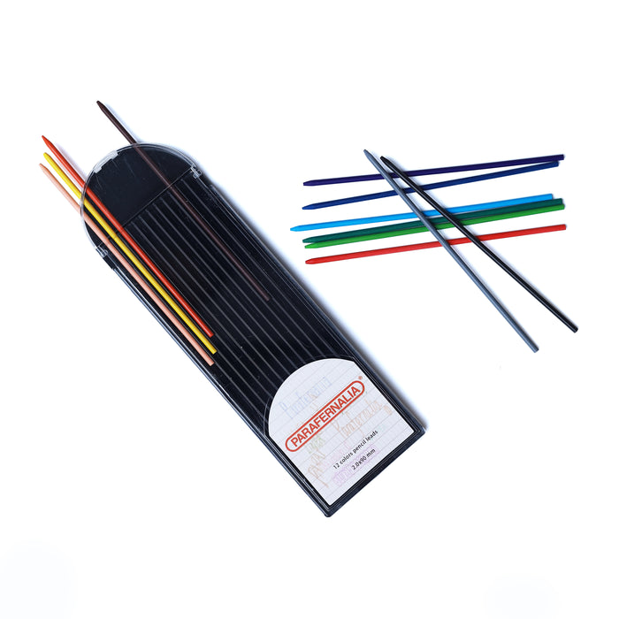 12x Mine, 2B, 2.0 mm, colori assortiti